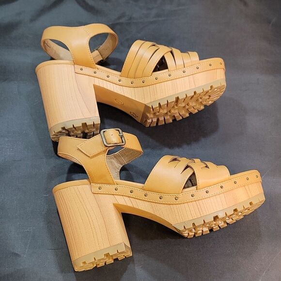 BRAND NEW REPORT  BLOCK-HEEL ADJUSTABLE BUCKLE STRAP SANDAL - Picture 9 of 14